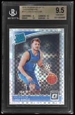2018 Panini Donruss Optic Luka Doncic Checkerboard #177 card