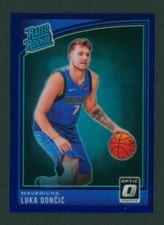2018 Panini Donruss Optic Luka Doncic Purple #177 card