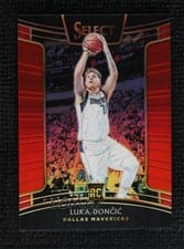 2018 Panini Select Luka Doncic Red Prizm #25 card