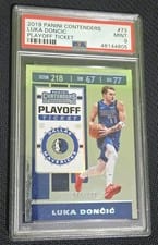 2019 Panini Contenders Luka Doncic #73 card