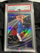 2019 Panini Select Luka Doncic Silver Prizm #281 card