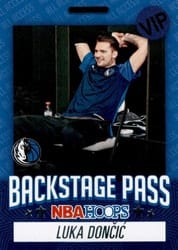 2020-21 Hoops Backstage Pass Luka Doncic #1 card