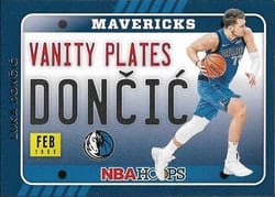 2020-21 Hoops Vanity Plates Luka Doncic #10 card