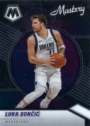 2020-21 Panini Mosaic Men of Mastery Luka Doncic #18 card