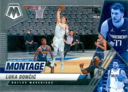 2020-21 Panini Mosaic Montage Luka Doncic #19 card