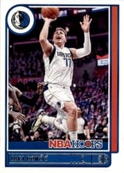 2021-22 Hoops Base Set Luka Doncic #62 card