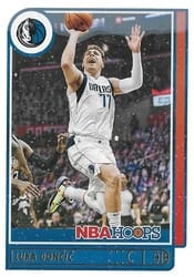 2021-22 Hoops Winter Base Set Luka Doncic #62 card