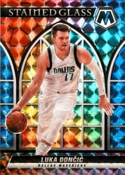 2021-22 Panini Mosaic Stained Glass Luka Doncic #2 card