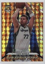 2021-22 Panini Mosaic Straight Fire Luka Doncic #13 card