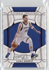 2021-22 Panini National Treasures Base Set Luka Doncic #67 card