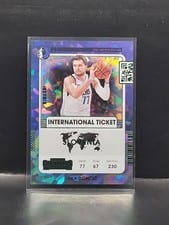 2021 Panini Contenders International Ticket Luka Doncic #9 card