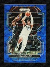 2021 Panini Prizm Luka Doncic Blue Choice Prizm #223 card