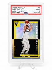 2022-23 Panini Flux Fade to Black Luka Doncic #3 card