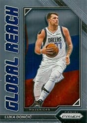 2022-23 Panini Prizm Global Reach Luka Doncic #10 card