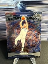 2024-25 Panini Prizm Fireworks Luka Doncic #1 card