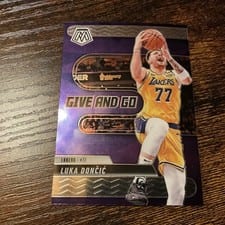 2024 Panini Mosaic Give and Go Luka Doncic #4 card