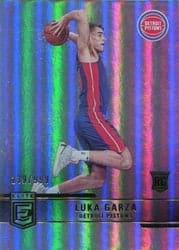 2021-22 Donruss Elite Base Set Luka Garza #213 card
