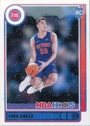 2021-22 Hoops Winter Base Set Luka Garza #250 card