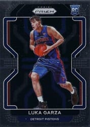 2021-22 Panini Prizm Base Set Luka Garza #303 card