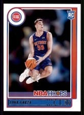 2021 Panini Hoops Luka Garza #250 card