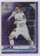 2018 Topps Chrome UEFA Champions League Luka Modric #25 card