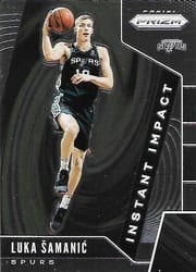 2019-20 Panini Prizm Instant Impact Luka Samanic #5 card