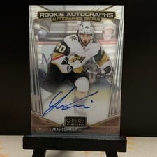 2024-25 O-Pee-Chee Platinum Rookie Autographs Lukas Cormier #R-LC card