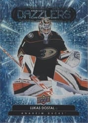 2022-23 Upper Deck Dazzlers Lukas Dostal #DZ-80 card