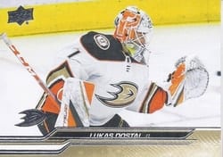 2023-24 Upper Deck Base Set Lukas Dostal #5 card
