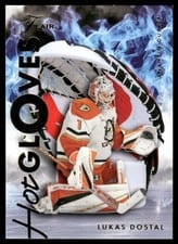 2025-26 Flair Hot Gloves Lukas Dostal #HG-20 card