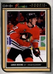 2022-23 O-Pee-Chee OPC Premier Lukas Reichel #P-85 card