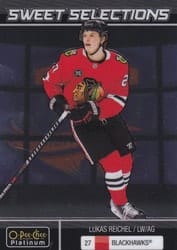 2022-23 O-Pee-Chee Platinum Sweet Selections Lukas Reichel #SS-4 card