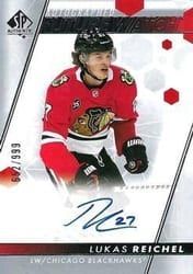 2022-23 SP Authentic Base Set Lukas Reichel #107 card