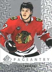 2022-23 SP Authentic Pageantry Lukas Reichel #P-73 card