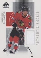 2022-23 SP Game Used Retro Renovations Rookies Jersey Lukas Reichel #RR-LR card