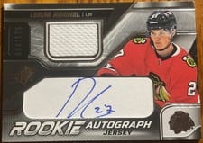 2022-23 SPx Rookie Autograph Jersey Lukas Reichel #RE card