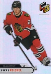 2022-23 Upper Deck Holo GrFx Lukas Reichel #HG-4 card