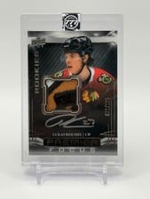 2022-23 Upper Deck Premier Premier Focus Rookies Autograph Patch Lukas Reichel #PFPR-LR card