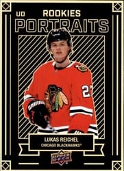 2022-23 Upper Deck UD Portraits Lukas Reichel #P-39 card