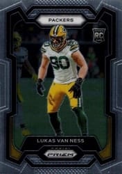 2023 Panini Prizm Base Set Lukas Van Ness #336 card
