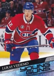 2020-21 Upper Deck Base Set Lukas Vejdemo #490 card