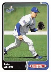 2003 Topps Total Base Set Luke Allen #9 card