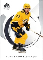 2024-25 SP Authentic Base Set Luke Evangelista #56 card