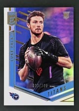 2018 Panini Donruss Elite Luke Falk Purple #168 card