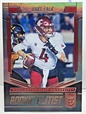 2018 Panini Donruss Elite Rookie Elitist Luke Falk #RE-19 card