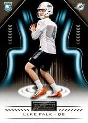 2018 Panini Playbook Base Set Luke Falk #117 card