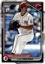 2024 Bowman Draft Base Set Luke Holman #BD-100 card