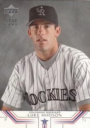 2002 Upper Deck Base Set Luke Hudson #16 card