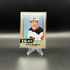 2023-24 Upper Deck Allure 16-Bit Luke Hughes #B-17 card