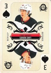 2024-25 O-Pee-Chee Playing Cards Luke Hughes #3♠ card